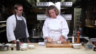 Cooking Foie Gras with Chef Wylie Dufresne and Ariane Daguin [upl. by Llenrep]