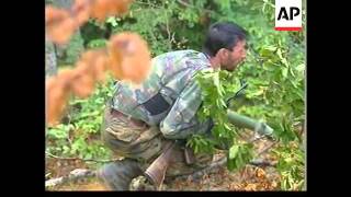 KOSOVO KLA SOLDIERS HOLD POSITIONS IN PROVINCE [upl. by Aniret573]