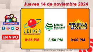 Lotería Nacional LEIDSA y Anguilla Lottery en Vivo 📺│Jueves 14 de Noviembre 2024  855 PM [upl. by Anayik]