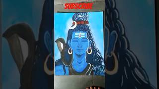 Lord Shiv painting 🎨 art shorts youtubeshorts shiv [upl. by Yeo]