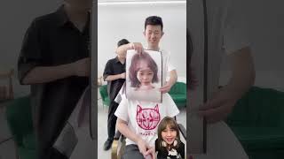 SUKA RAMBUT PENDEK hairstyle funny shortvideo [upl. by Yzeerb]