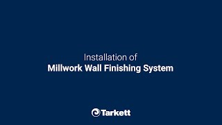 Installation of Millwork Wall Finishing System [upl. by Thilde753]