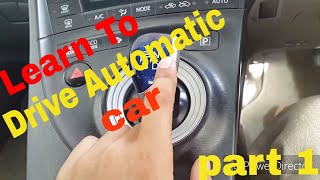 How to drive an automatic car part 1 in urdu must watch video [upl. by Drucy]