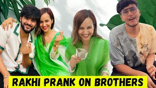 Rakhi PRANK on BROTHERS they CRIED [upl. by Anertal]