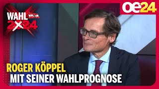 Roger Köppel mit seiner Wahlprognose  Nationalratswahl 2024 [upl. by Ati788]