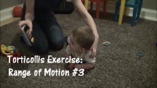 Torticollis Exercise Range of Motion 3 [upl. by Ishii]