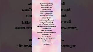 Chinkara kinnaram💖✨ malayalamsongs evergreenhits malayalamlyrics shorts shortsvideo moviesong [upl. by Haleelahk]