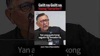 GALIT NA GALIT SA ISANG SENADOR Duterte EJK QuadCom [upl. by Ettolrahs]