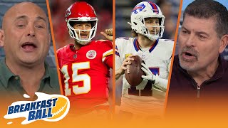 BillsChiefs Who wins What can Steelers prove vs Ravens  NFL  BREAKFAST BALL [upl. by Leith]