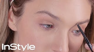 How to Use an Eyebrow Pencil  InStyle [upl. by Nebuer791]