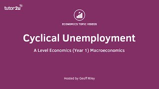 Explaining Cyclical Unemployment [upl. by Eirrehs559]