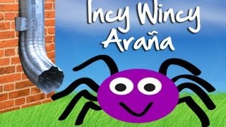 Incy Wincy Araña  canción infantil Nursery rhymes video [upl. by Lynelle]