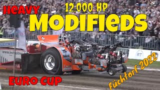 The worlds strongest Motorsport  the Heavy Modified Tractor Pullers at Füchtorf 2022  by EUJS [upl. by Atival]