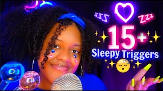 ASMR  15 Triggers for Deep Sleep amp Tingles 😴💗✨Your Favorites 💙💤 VIEWERS CHOICE ♡ [upl. by Hentrich]