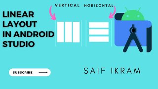 How to use Linear layout horizontal amp vertical in android studio [upl. by Oisinoid]