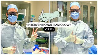 Interventional Radiology Vlog  Day in the Life of a DOCTOR Residency Vlog [upl. by Anayik795]