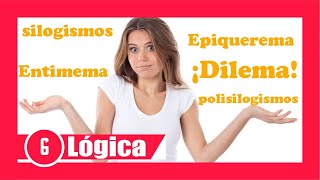 EL SILOGISMO😎 tipos 🙌LÓGICA FILOSOFÍA curso [upl. by Arodoet]