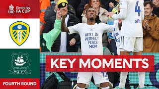 Leeds United v Plymouth Argyle  Key Moments  Fourth Round  Emirates FA Cup 202324 [upl. by Gar127]