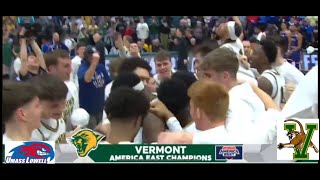 UMass Lowell vs Vermont Highlights  American East Championship  2024 College Basketball [upl. by Walburga18]