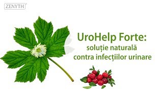 Antibiotic și antiinflamator natural în infecțiile urinare  UroHelp Forte [upl. by Sukey]