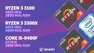 Тест Ryzen 3 3100 и Ryzen 3 3300X vs Core i59400F и Ryzen 5 3600 [upl. by Layman]