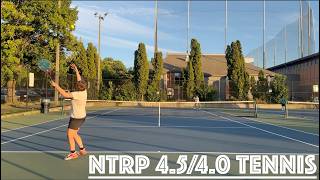 NTRP 4540 Tennis  Womens Singles on NATIONAL STRAWBERRY PARFAIT DAY edition [upl. by Oyam]