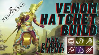 Season 5  Venom Hatchet Build  MAX PLAGUE amp REND [upl. by Dorsman]