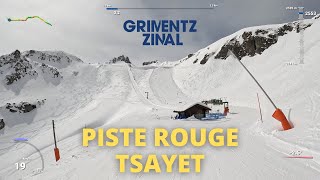 GRIMENTZ  PISTE ROUGE TSAYET  GOPRO 4K [upl. by Otaner387]