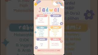 jadual pelajaran [upl. by Rich937]