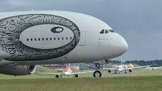 Aborted A380 takeoff at Birmingham Airport and the disruption that followed 😁 See description [upl. by Brittnee]