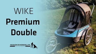 Wike Premium Double  Przyczepka rowerowa 3w1 [upl. by Ellehcal]