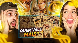 AS MAIORES RECOMPENSAS DE ONE PIECE  O Vício React [upl. by Laughlin683]