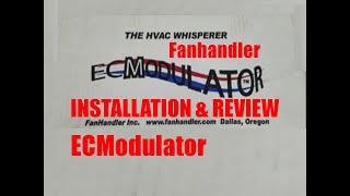 PSC to ECM Retrofit  Fanhandler ECM Modulator Installation Review ECModulator ECM4 Kit Fan Handler [upl. by Ardnahcal]