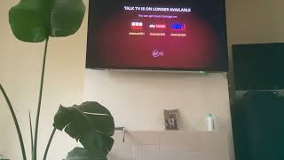 Talk TV Final closedown message on Virgin TV Wednesday 1st May 2024 [upl. by Aivonas]