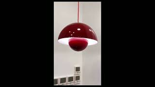 Modern Pendant Light semicircular Nordic color chandelier lamp [upl. by Yedoc]