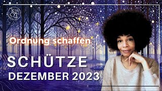 SCHÜTZE  Ordnung schaffen  TAROT  Dezember 2023 [upl. by Stier]