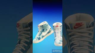 🔥👟 Nike BLAZER MID 77 whashed denim fortnite skin shoes [upl. by Fariss]