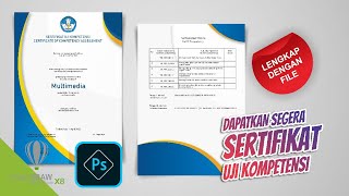 Keren Dan Mudah  Download Contoh Sertifikat Uji Kompetensi SMK Terbaru [upl. by Ataliah]