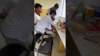 Internship microbiology lab🥼🧪shorts ytshorts internship lab reels trending [upl. by Nyrroc]