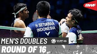 YONEX French Open 2023  RankireddyShetty IND 3 vs AhsanSetiawan INA  R16 [upl. by Anairol]