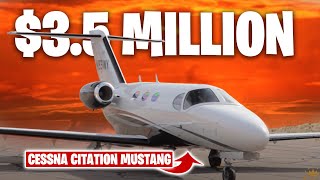 35 Million Cessna Citation Mustang Private Jet Tour [upl. by Enomyar198]