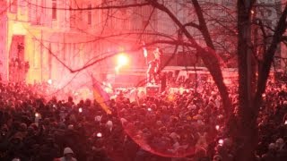 Ukraine  Штурм Адміністрації президента  Demonstrants attack presidential headquarter [upl. by Adelina]