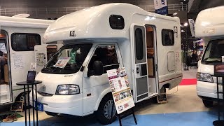 かわいいキャンピングカーAMITY（アミティ）4K Japans minicar camper auto camp Pickup truck日本露营车 ตั้งแคมป์รถ 캠핑카 [upl. by Cosma]