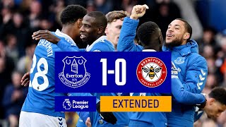 EXTENDED PREMIER LEAGUE HIGHLIGHTS EVERTON 10 BRENTFORD [upl. by Nani689]