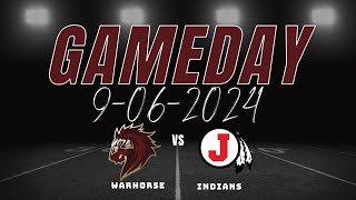 Devine Warhorses Vs Jourdanton Indians 962024 [upl. by Skippie]