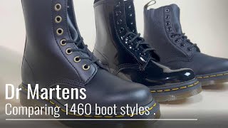 Dr Martens  Comparing the 1460 Boots  The Pascal Virginia the Patent Lamper and the Vegan [upl. by Anilocin313]