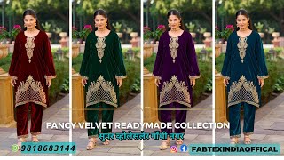 Pure Velvet Ready To Wear Collection I Velvet CoOrd Set Collection I Winter Special I Fabtex India [upl. by O'Malley451]