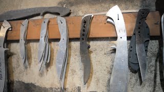 Custom Vs Production Blades and Sheaths  Atienza Kali [upl. by Bajaj]