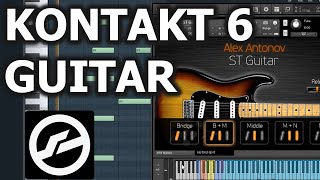 KONTAKT 6 Guitar Library  Native Instruments [upl. by Alatea]