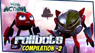 Rollbots In Hindi  Compilation 2  Hindi Cartoons for Kids  Wow Kidz Action [upl. by Anerom]